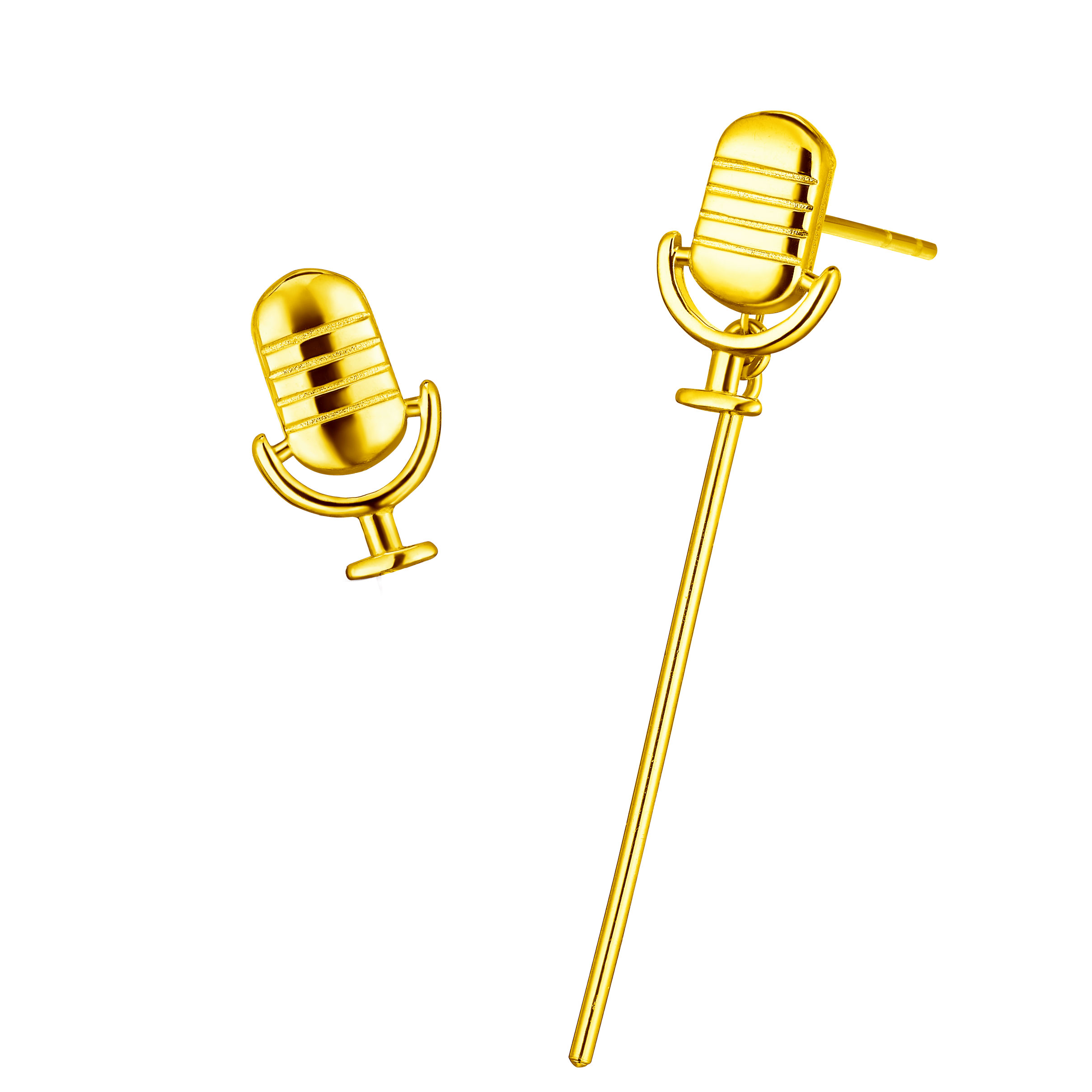 Goldstyle「金話筒」耳環