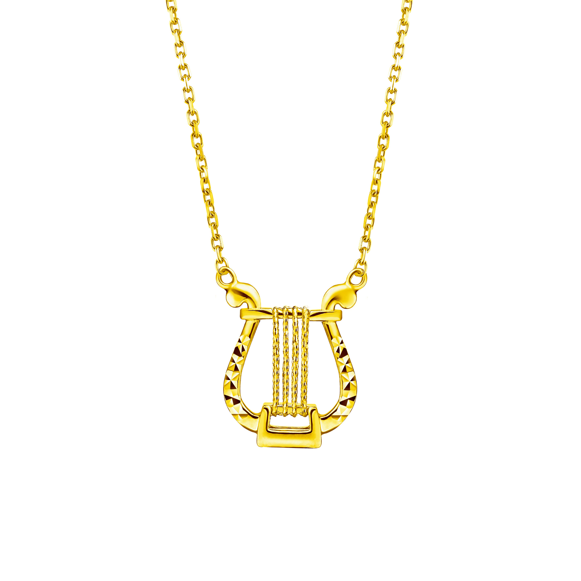 Goldstyle Beautiful Lyre Necklace