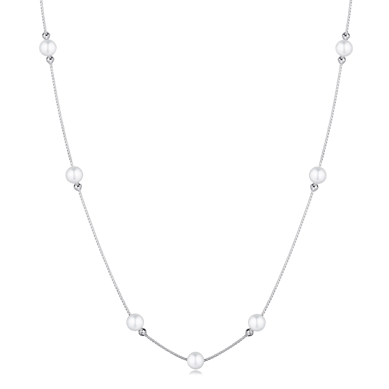 Pt Graceful 「 Beauty in Pearl」Long Necklace