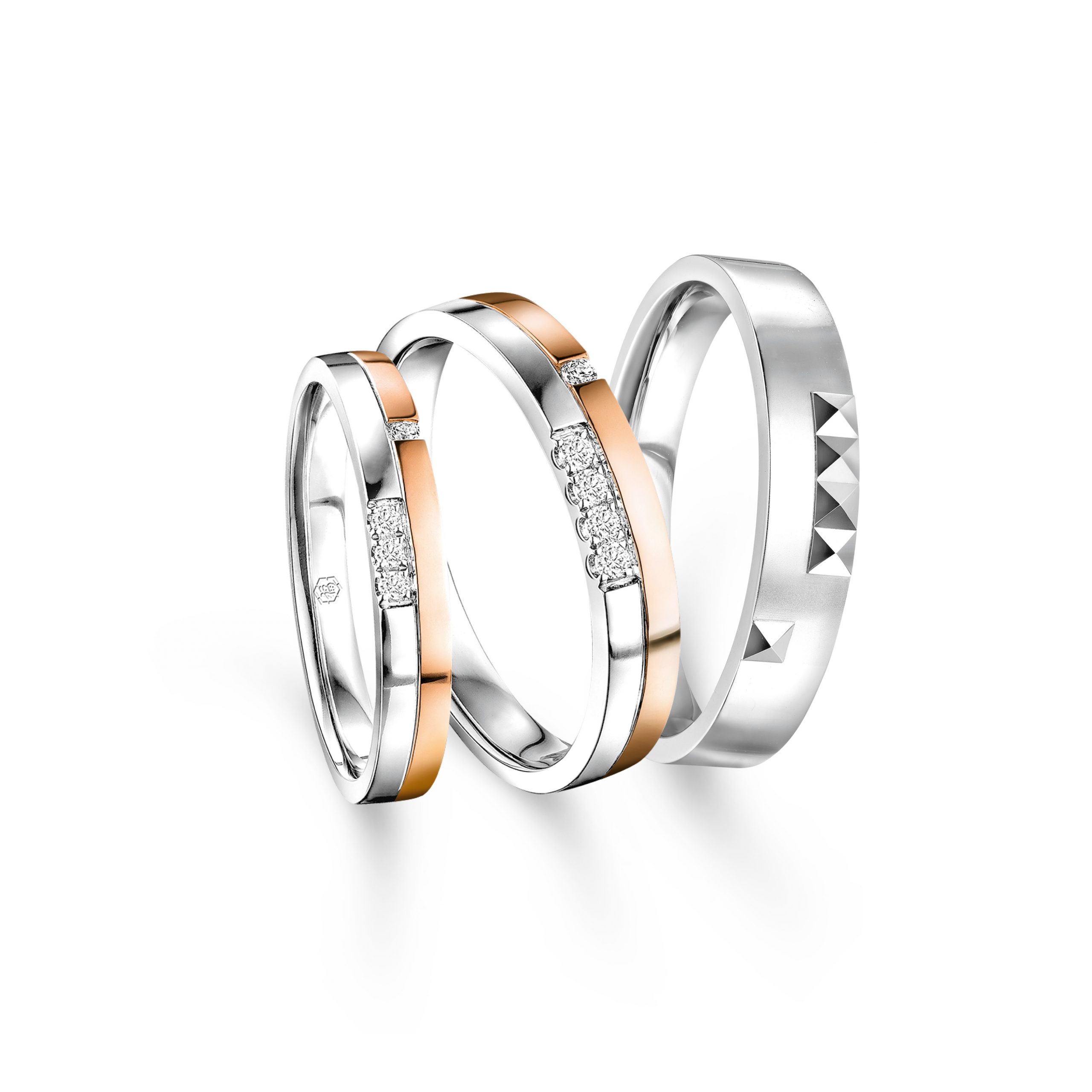Wedding Collection「一生一世」18K Gold Diamond Wedding Rings