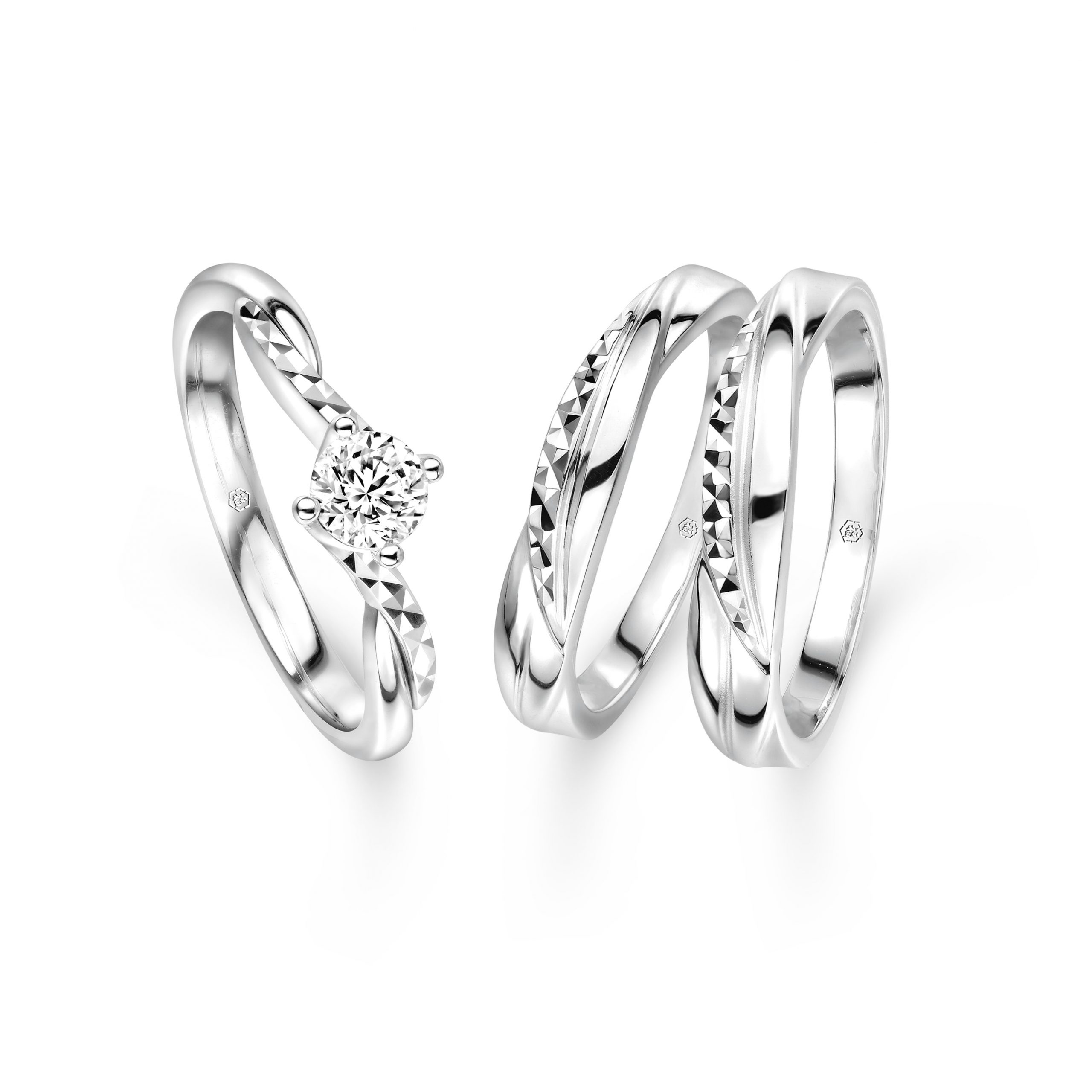 Wedding Collection Platinum & Diamond Engagement and Wedding Rings