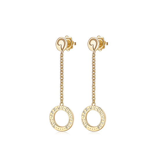 Orbite 18K Gold Earrings