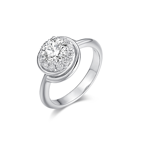 Berenice 18K White Gold Diamond Ring