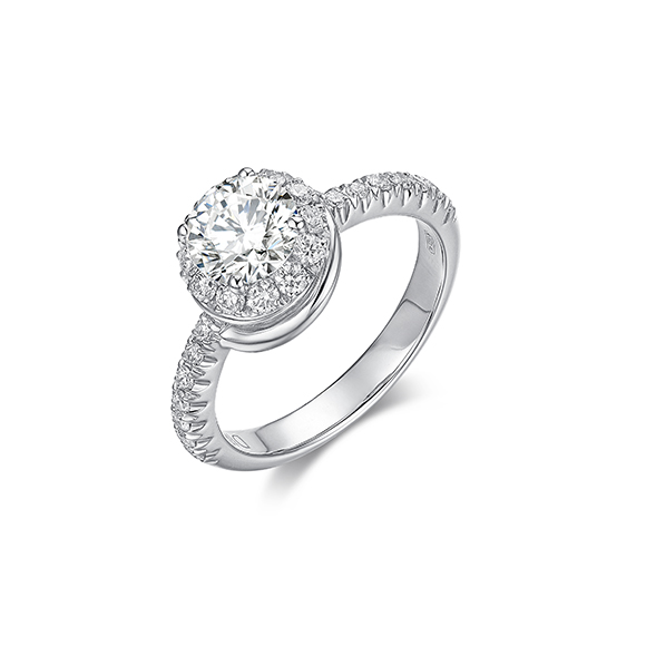 Berenice 18K White Gold Diamond Ring