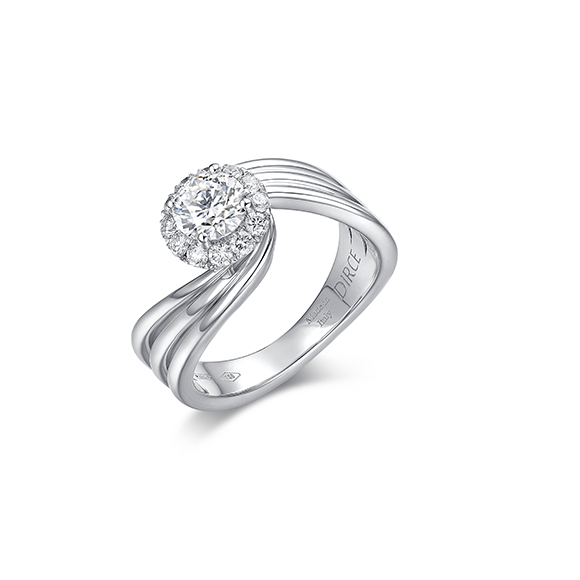 Fenice 18K White Gold Diamond Ring