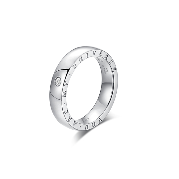 Stella 18K White Gold Diamond Ring